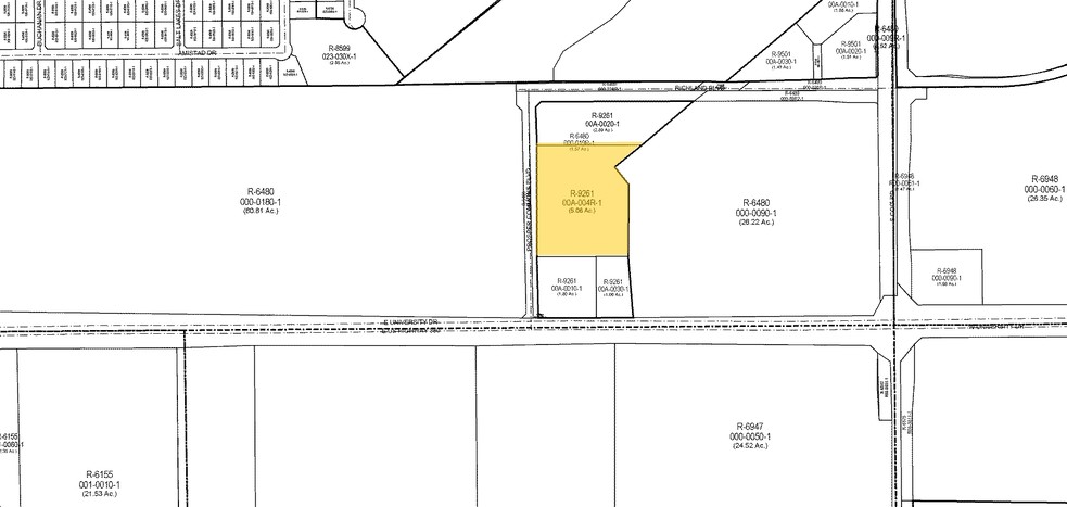 1241 Prosper Commons Blvd, Prosper, TX à louer - Plan cadastral - Image 2 de 8