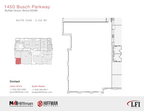 1450 Busch Pky, Buffalo Grove, IL à louer Plan d  tage- Image 1 de 2