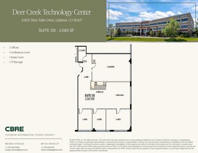 10822 W Toller Dr, Littleton, CO à louer Plan d’étage- Image 1 de 1