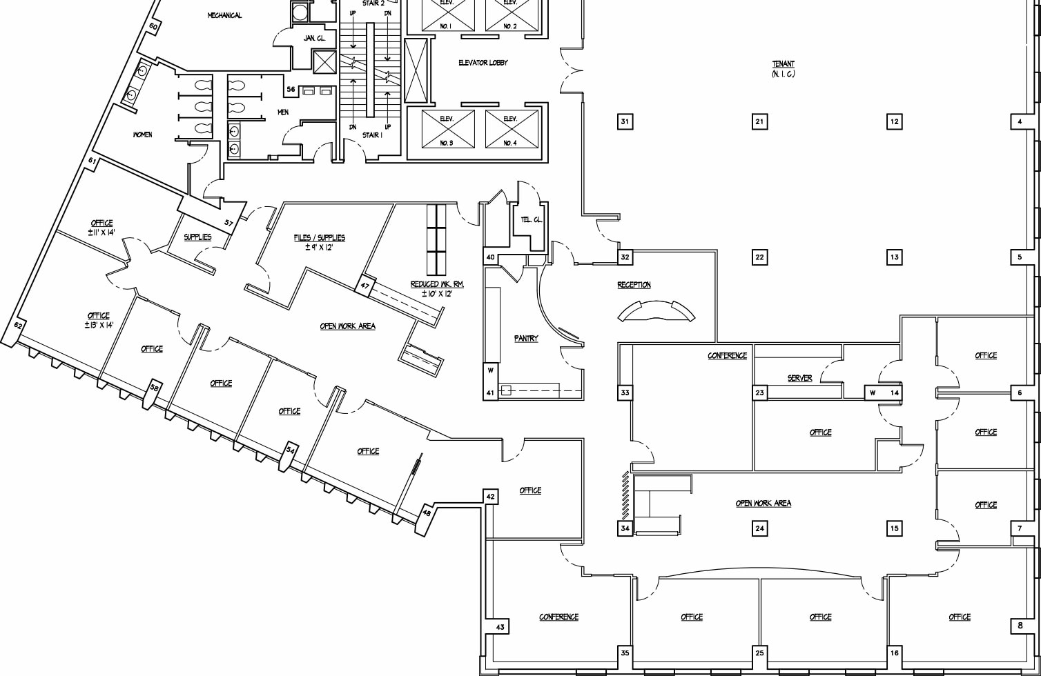1100 Connecticut Ave NW, Washington, DC for lease Floor Plan- Image 1 of 1