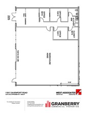 17817 Davenport Rd, Dallas, TX à louer Plan d’étage- Image 1 de 1