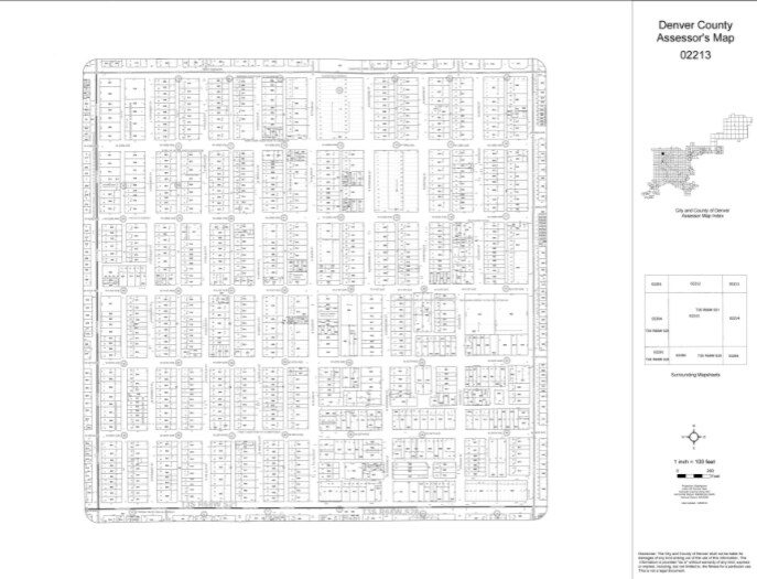 4050 Tejon St, Denver, CO à louer - Plan cadastral - Image 2 de 2