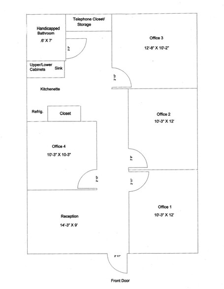 905 Halstead Blvd, Elizabeth City, NC à louer - Plan d  tage - Image 3 de 4