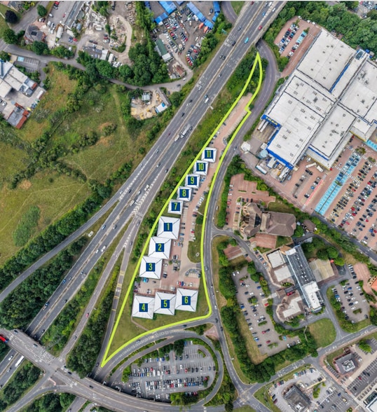 Allison Court Retail Park portfolio of 3 properties for sale on LoopNet.ca - Aerial - Image 2 of 2