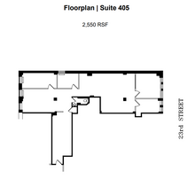 220 E 23rd St, New York, NY à louer Plan d’étage- Image 1 de 1