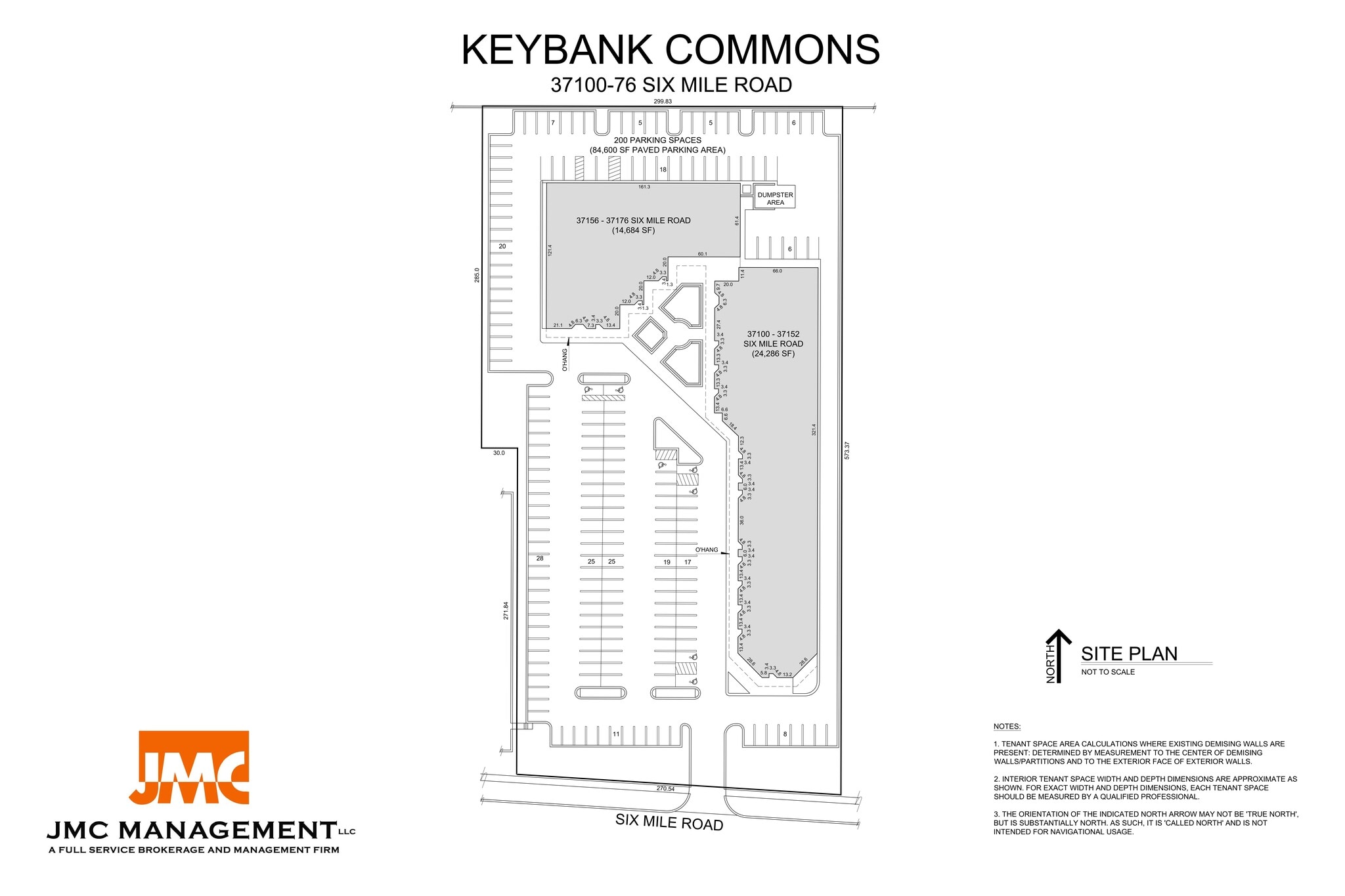 37104-37152 Six Mile Rd, Livonia, MI for lease Site Plan- Image 1 of 1