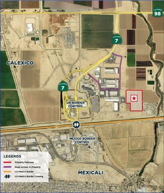 Plus de détails pour Pan Amercian Rd, Calexico, CA - Terrain à vendre