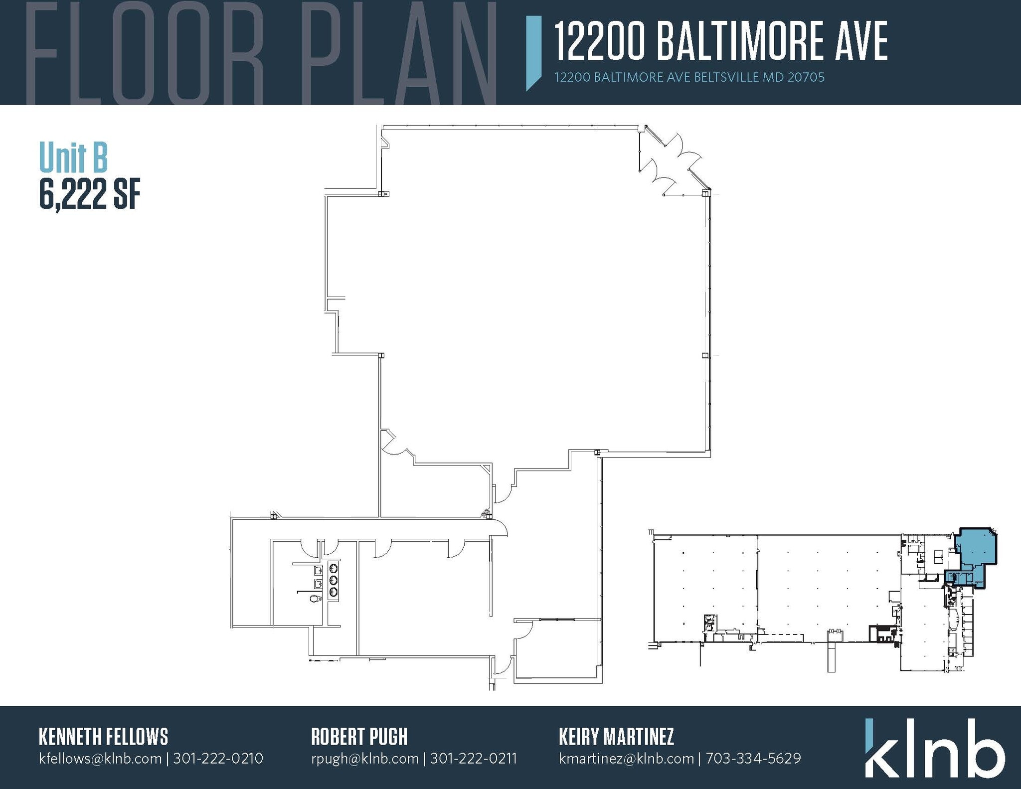 12200 Baltimore Ave, Beltsville, MD for lease Floor Plan- Image 1 of 1