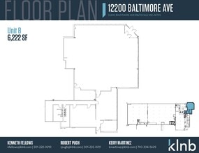 12200 Baltimore Ave, Beltsville, MD for lease Floor Plan- Image 1 of 1