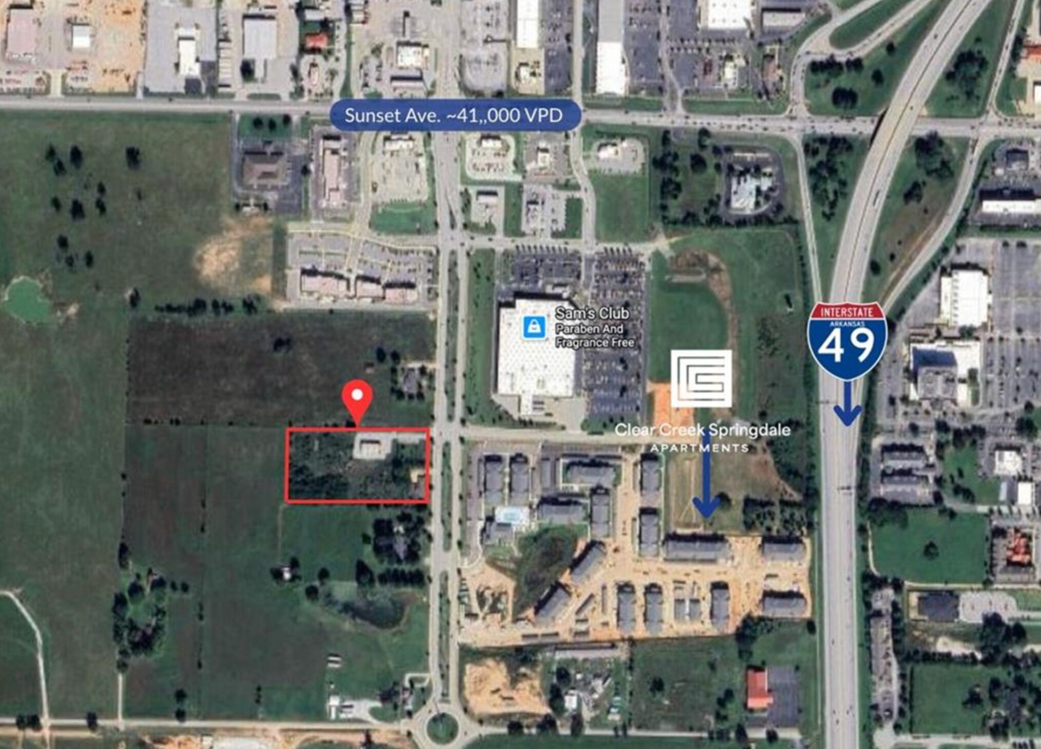 1656 & 1632 S Gene George Blvd, Springdale, AR for sale Primary Photo- Image 1 of 2