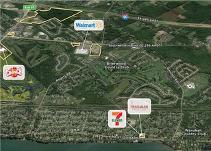 4931 Lake Shore Rd, Hamburg, NY - aerial  map view