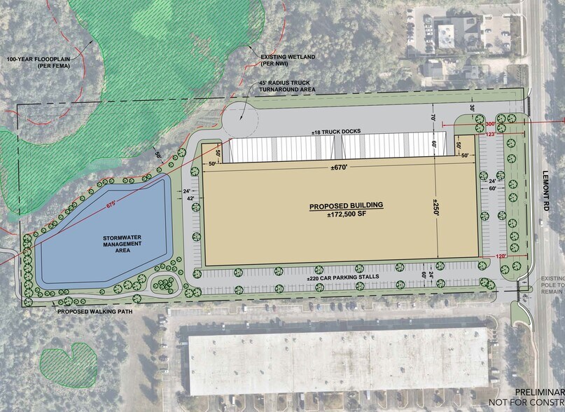 8000 S Lemont Rd, Woodridge, IL à louer - Plan de site - Image 1 de 3