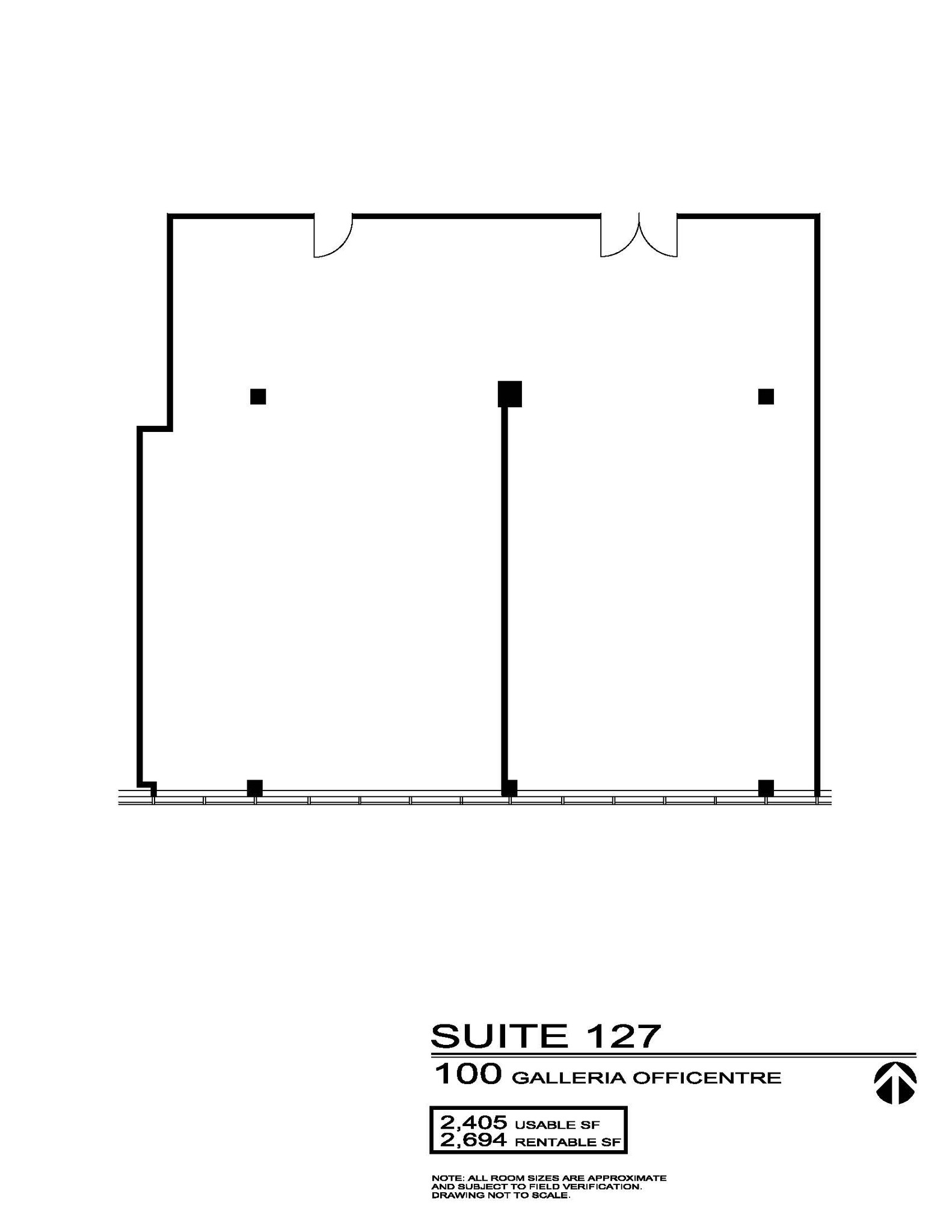 300 Galleria Officentre, Southfield, MI for lease Floor Plan- Image 1 of 2