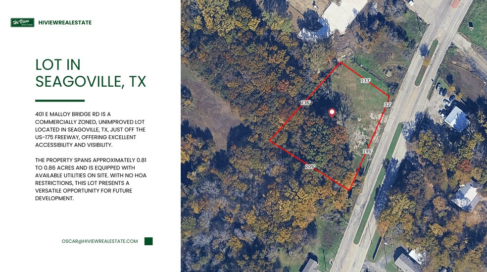 401 Malloy Bridge rd, Seagoville, TX à vendre - Photo du bâtiment - Image 2 de 4