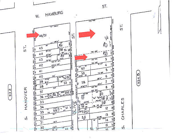 1000 S Charles St, Baltimore, MD à louer - Plan cadastral - Image 3 de 8