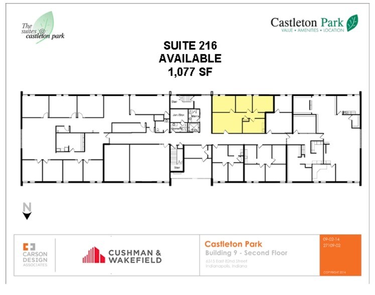 6515 E 82nd St, Indianapolis, IN à louer - Plan d’étage - Image 3 de 7