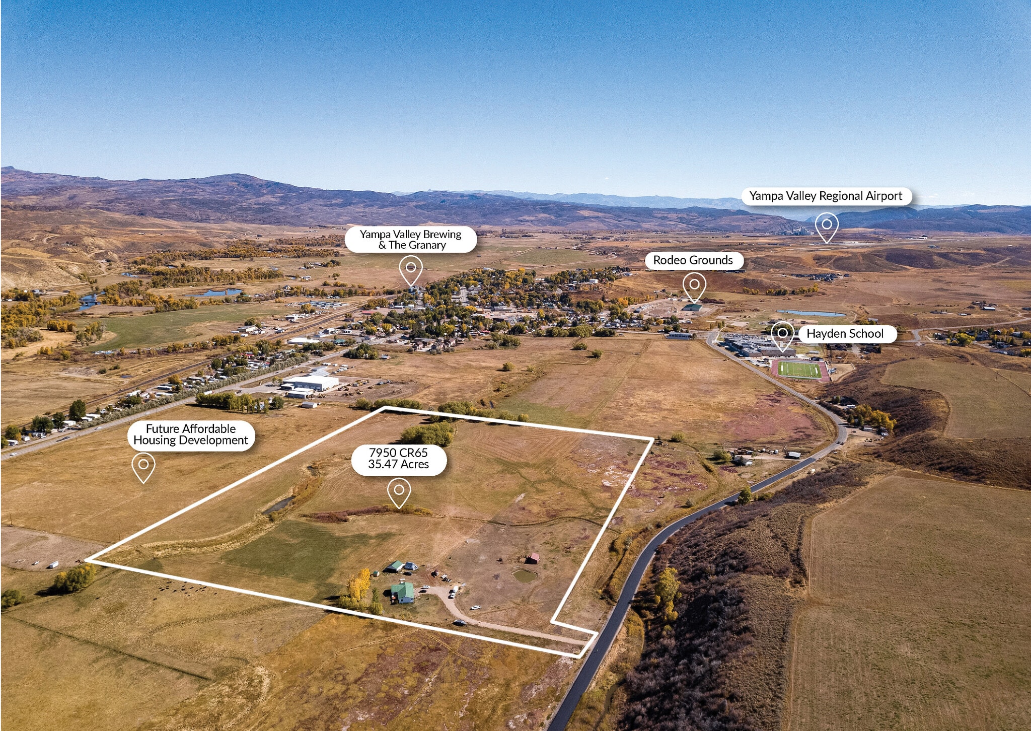 7950 County Road 65, Hayden, CO for sale Aerial- Image 1 of 14