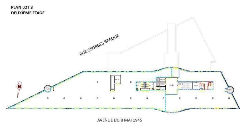 1 Rue Georges Braque, Guyancourt for lease Floor Plan- Image 1 of 5