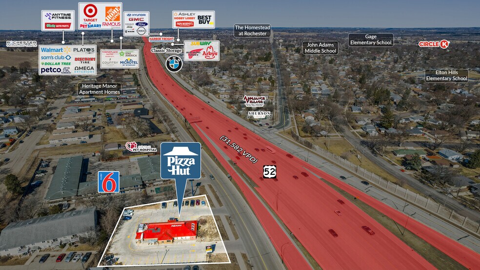 2001 W Hwy 52, Rochester, MN à vendre - Photo du bâtiment - Image 3 de 5