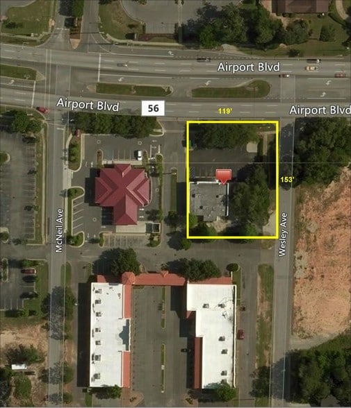 6151 Airport Blvd, Mobile, AL for lease - Aerial - Image 2 of 15
