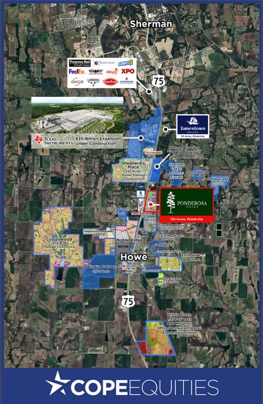 US-75 & Ponderosa Rd, Howe, TX à vendre - Autre - Image 2 de 5