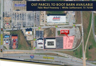 Plus de détails pour 7606 West Freeway, White Settlement, TX - Terrain à louer