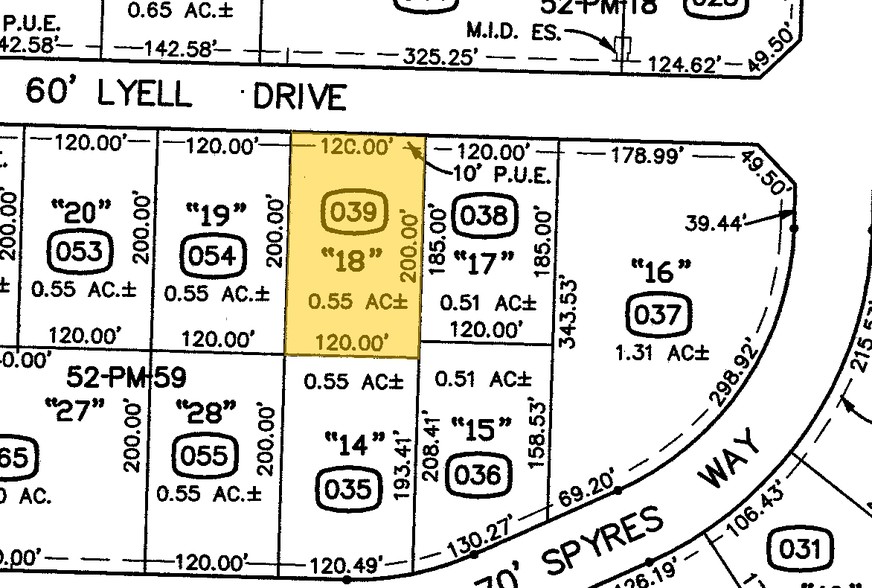 550 Lyell Dr, Modesto, CA à louer - Plan cadastral - Image 2 de 4