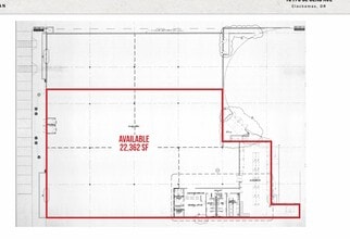 10174-10176 SE 82nd Ave, Portland, OR à louer Plan d’étage- Image 1 de 3
