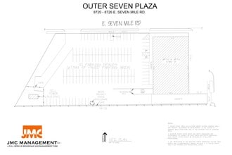 8720 E 7 Mile Rd, Detroit, MI à louer Plan de site- Image 1 de 1