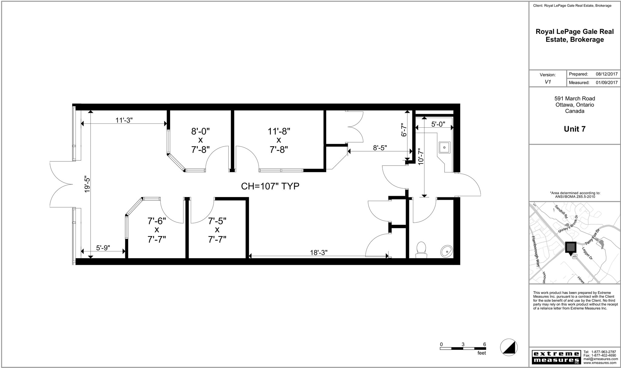 591 March Rd, Ottawa, ON for lease Floor Plan- Image 1 of 6