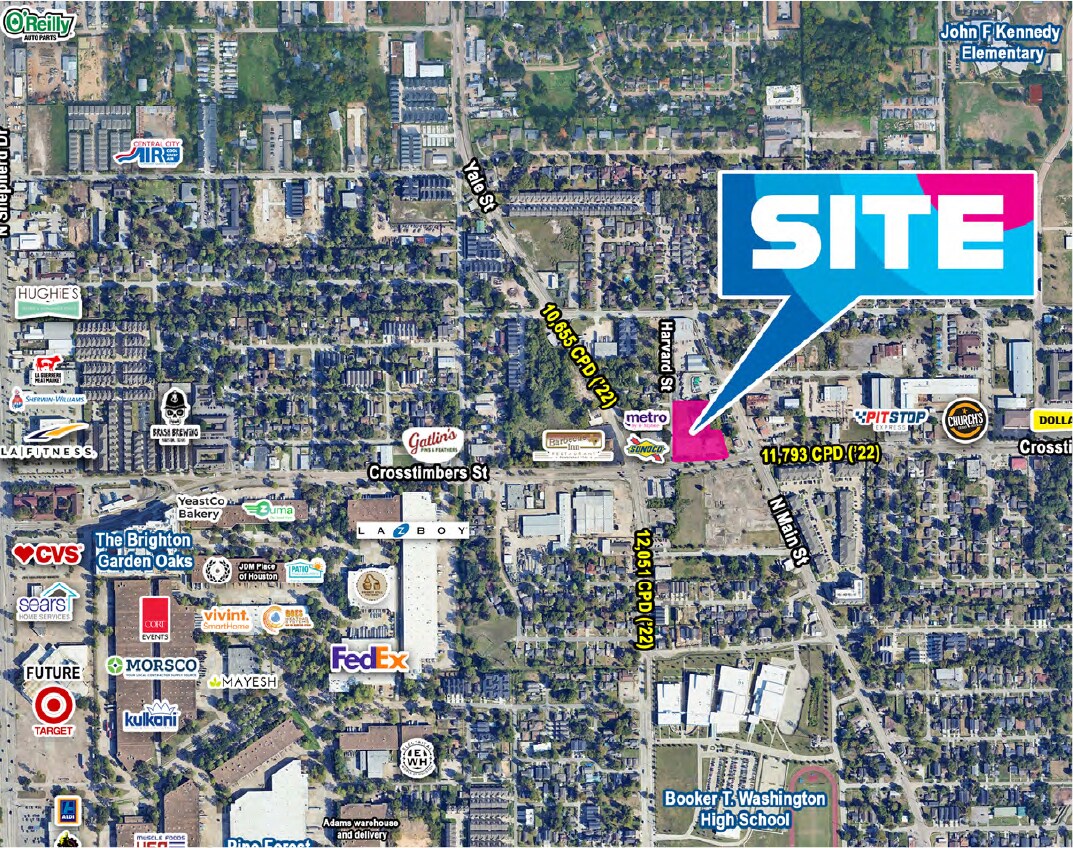 201 & 211 Crosstimbers St & 4410 Harvard St, Houston, TX à vendre Photo principale- Image 1 de 6