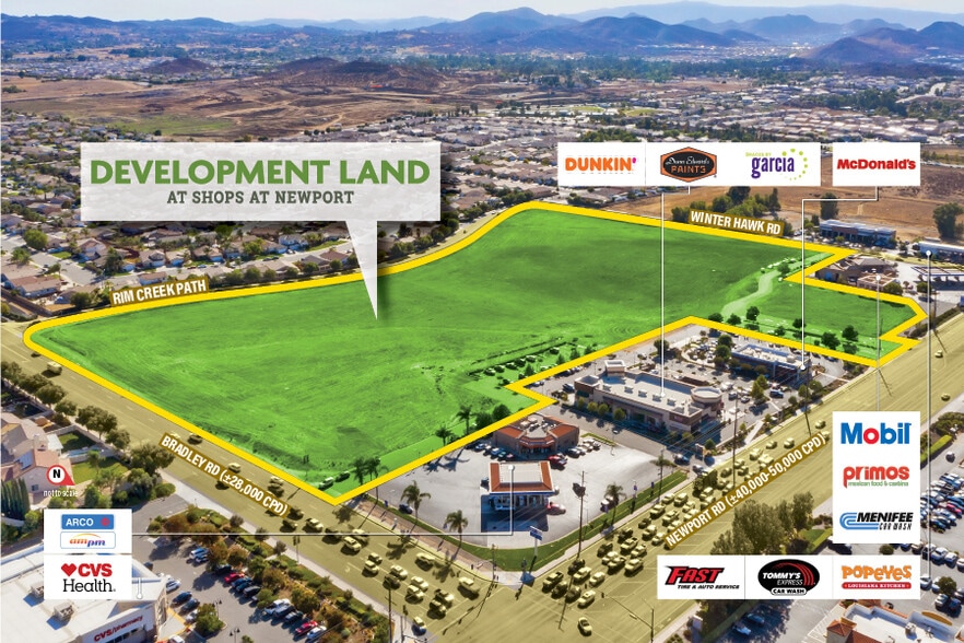 Newport Rd & Bradley Rd, Menifee, CA for sale - Building Photo - Image 3 of 3