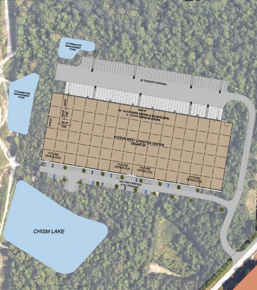 1 Industrial Access Rd, Douglasville, GA à louer - Plan de site - Image 3 de 3