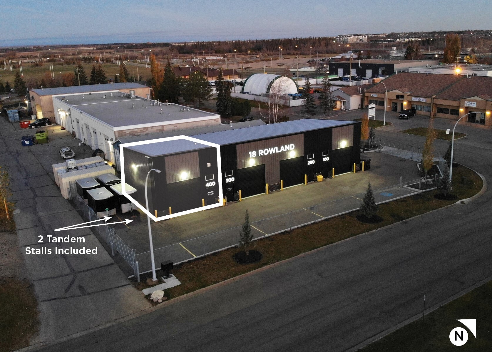 18 Rowland Cres, St. Albert, AB for lease Aerial- Image 1 of 6