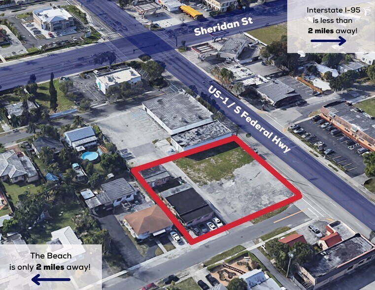 1409 S Federal Hwy, Dania Beach, FL à vendre - Photo du bâtiment - Image 1 de 6