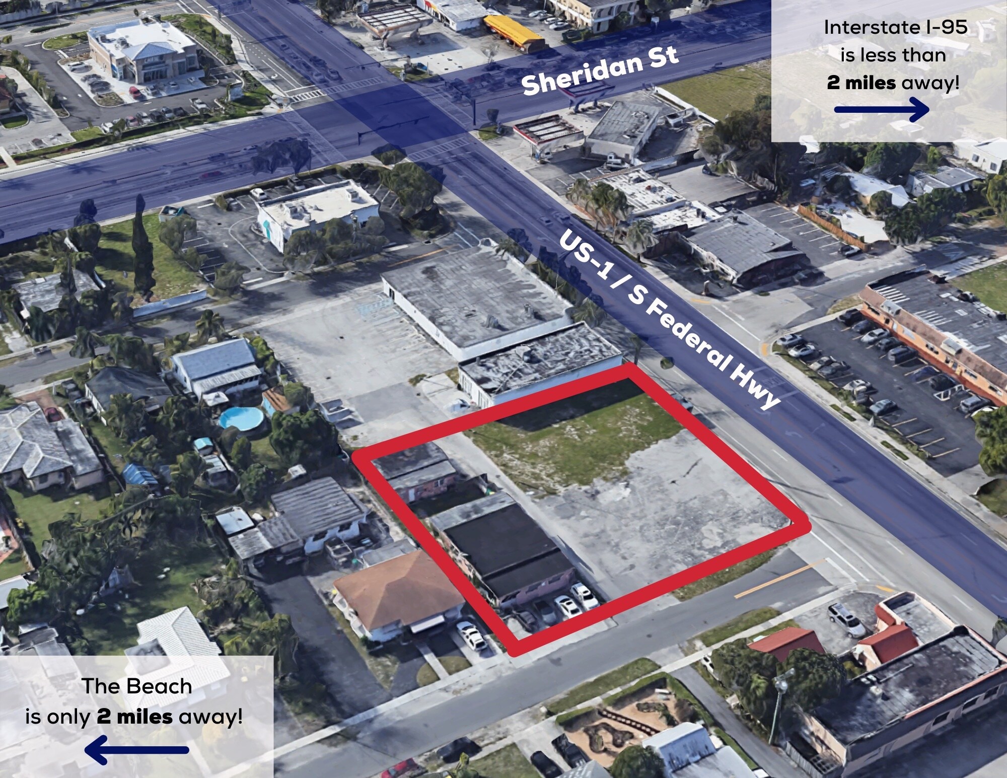 1409 S Federal Hwy, Dania Beach, FL à vendre Photo du bâtiment- Image 1 de 7