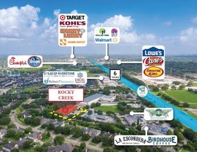 3281 Rocky Creek Dr, Missouri City, TX - AÉRIEN Vue de la carte - Image1