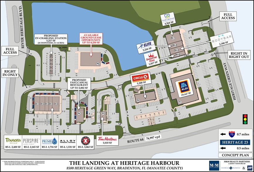 8260 Heritage Green way, Bradenton, FL for lease - Site Plan - Image 1 of 7