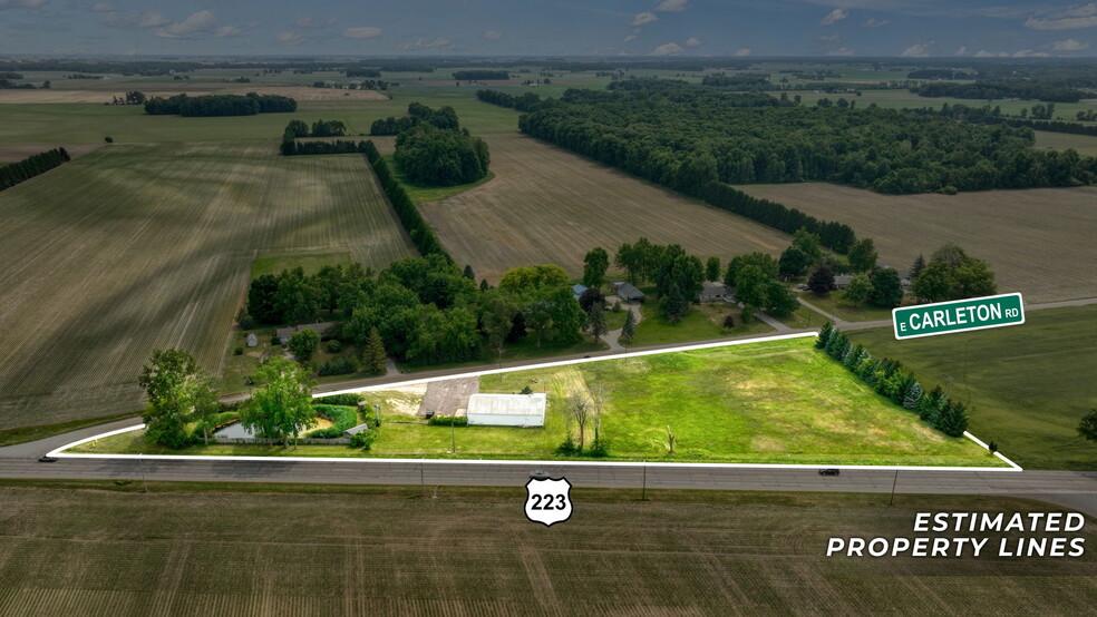 5550 Carleton Rd, Palmyra, MI à vendre - Aérien - Image 1 de 53