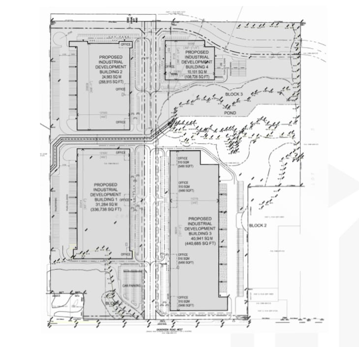 9236-9322 Dickenson Rd, Hamilton, ON à louer Plan d’étage- Image 1 de 1