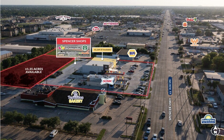 2520 Spencer Hwy, Pasadena, TX à louer - Photo du bâtiment - Image 1 de 1