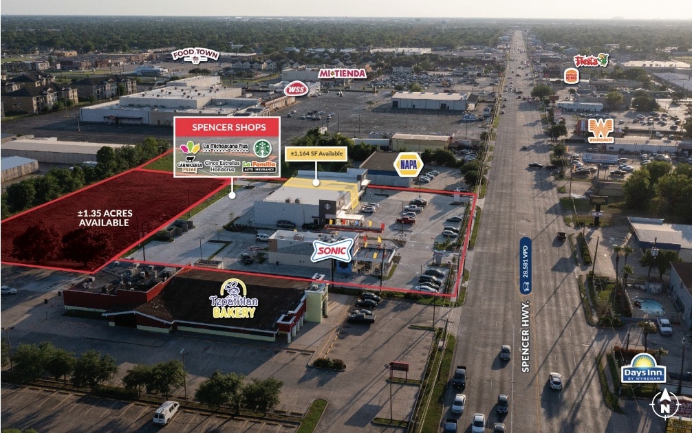 2520 Spencer Hwy, Pasadena, TX à louer Photo du bâtiment- Image 1 de 2