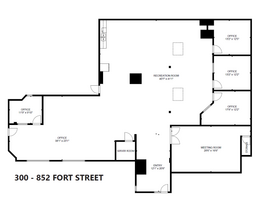 852 Fort St, Victoria, BC for lease Floor Plan- Image 1 of 1