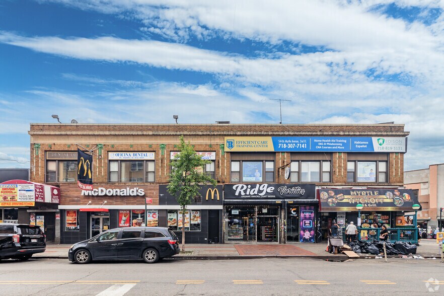 5400-5406 Myrtle Ave, Ridgewood, NY à louer - Photo du bâtiment - Image 2 de 4