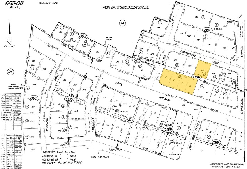 68406 Highway 111, Cathedral City, CA for lease - Plat Map - Image 2 of 8