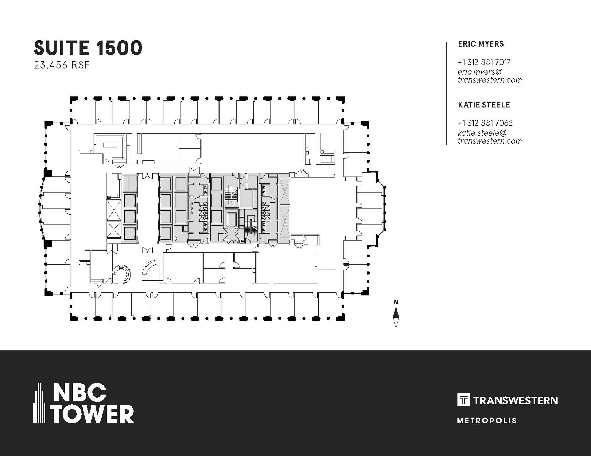 455 N Cityfront Plaza Dr, Chicago, IL for lease Floor Plan- Image 1 of 2