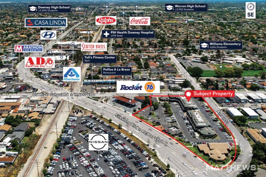 7300-7306 Firestone Blvd, Downey, CA à vendre - Photo du bâtiment - Image 3 de 3