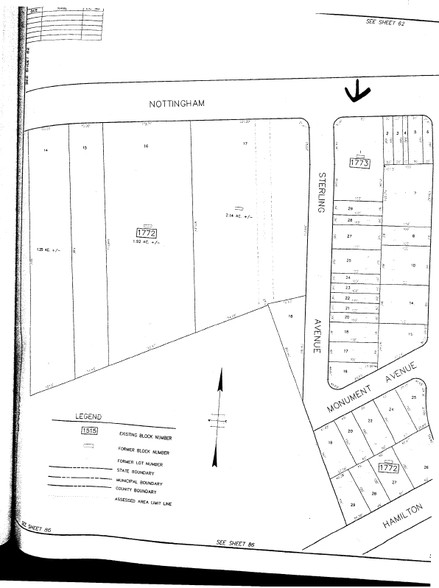 2201 Nottingham Way, Hamilton, NJ à vendre - Plan cadastral - Image 1 de 1