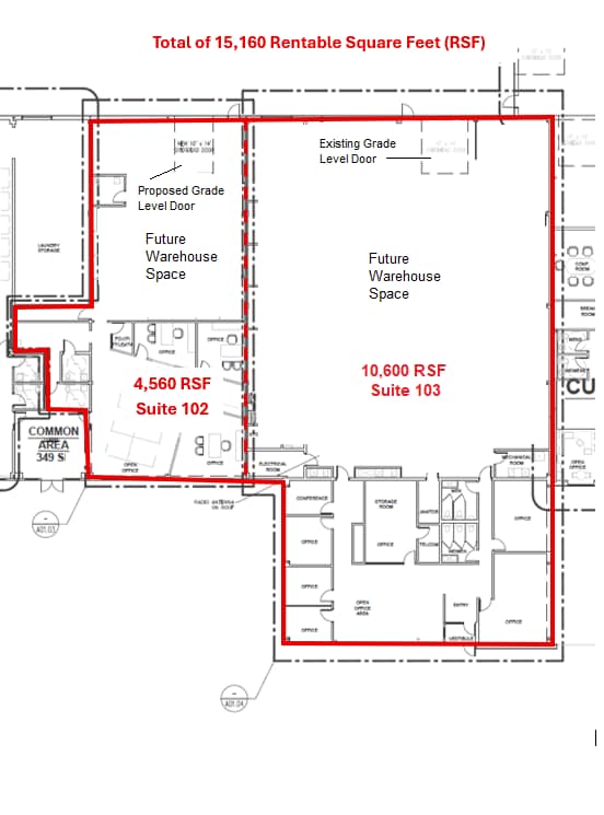 40 Albion Rd, Lincoln, RI à louer Plan d’étage- Image 1 de 1