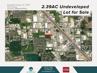 Plus de détails pour TBD Rowlett Road, Houston, TX - Terrain à vendre